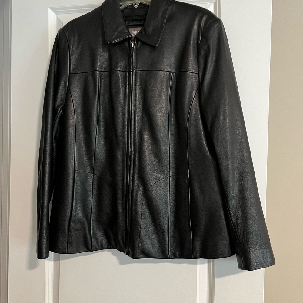 Wilsons Leather Black Jacket